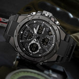 Durable Military Men's Watch - Tactical Waterproof Timepiece with Luminous Dial & Adjustable Strap