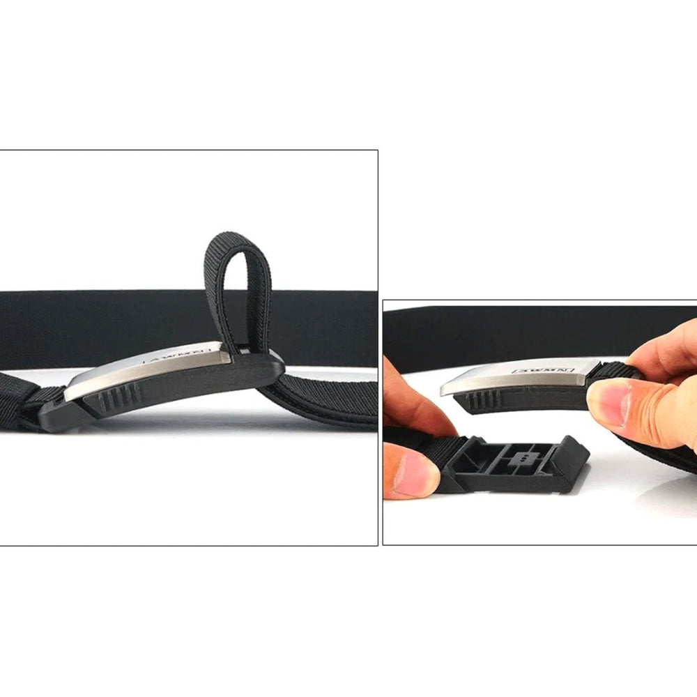 Enhanced Product Title: "Adjustable Military Style Magnetic Belt - Durable, Heavy-Duty Tactical Belt for Men & Women - Quick-Release Buckle, Perfect for Outdoor Activities & Everyday Wear" 

This title includes keywords that potential customers might sear