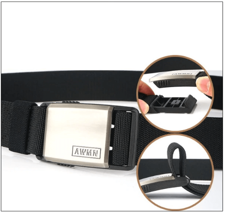 Enhanced Product Title: "Adjustable Military Style Magnetic Belt - Durable, Heavy-Duty Tactical Belt for Men & Women - Quick-Release Buckle, Perfect for Outdoor Activities & Everyday Wear" 

This title includes keywords that potential customers might sear