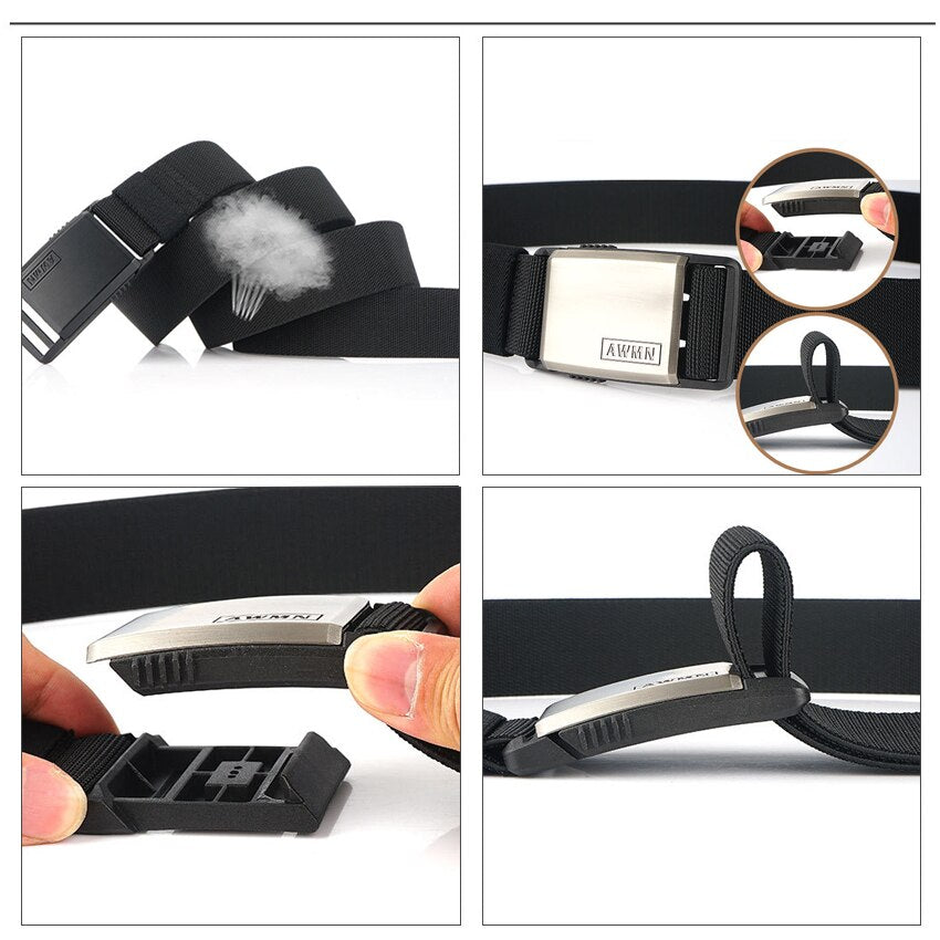 Enhanced Product Title: "Adjustable Military Style Magnetic Belt - Durable, Heavy-Duty Tactical Belt for Men & Women - Quick-Release Buckle, Perfect for Outdoor Activities & Everyday Wear" 

This title includes keywords that potential customers might sear
