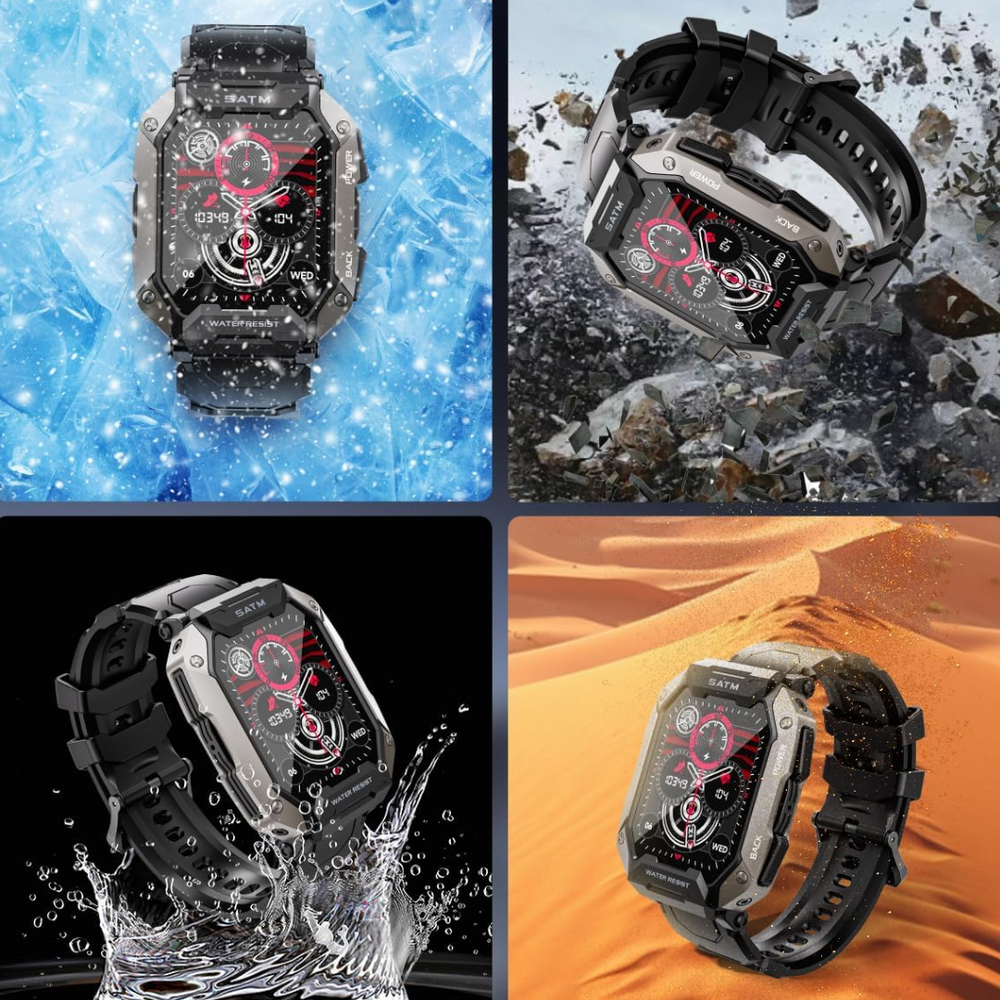 Enhanced Product Title: "Steven Military Tactical Smartwatch - Rugged GPS, Fitness Tracker, Waterproof, Long Battery Life" 

This title includes relevant keywords and features that can attract potential buyers while optimizing for search engines.