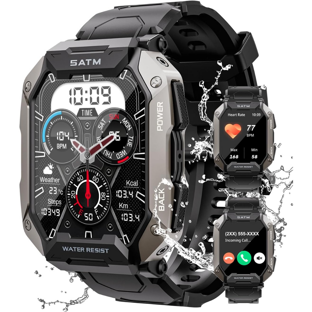 Enhanced Product Title: "Steven Military Tactical Smartwatch - Rugged GPS, Fitness Tracker, Waterproof, Long Battery Life" 

This title includes relevant keywords and features that can attract potential buyers while optimizing for search engines.