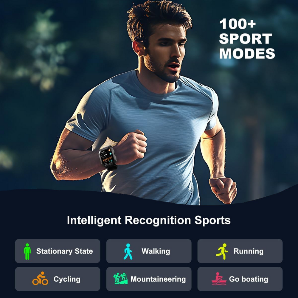 Enhanced Product Title: "Steven Military Tactical Smartwatch - Rugged GPS, Fitness Tracker, Waterproof, Long Battery Life" 

This title includes relevant keywords and features that can attract potential buyers while optimizing for search engines.