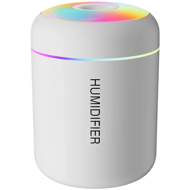 Portable Mini Air Humidifier with Aromatherapy - USB Powered, Ideal for Car & Bedroom Use