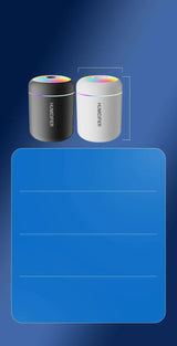 Portable Mini Air Humidifier with Aromatherapy - USB Powered, Ideal for Car & Bedroom Use