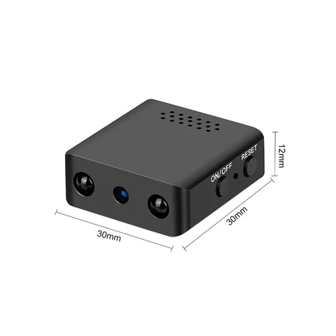Compact 1080P HD Audio Camera with Night Vision - Tiny Surveillance Solution
