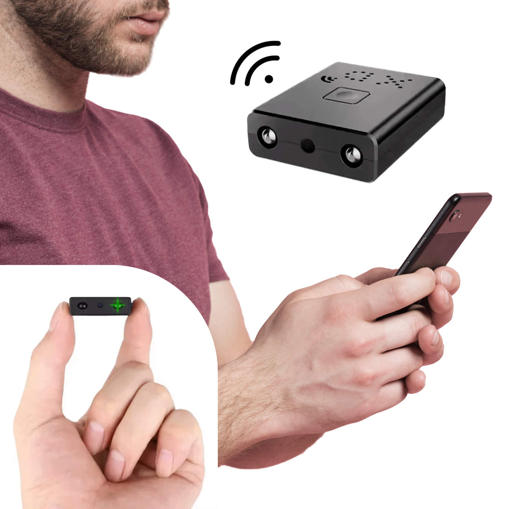 Compact 1080P HD Audio Camera with Night Vision - Tiny Surveillance Solution