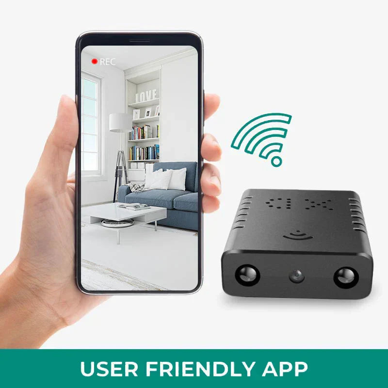 Compact 1080P HD Audio Camera with Night Vision - Tiny Surveillance Solution