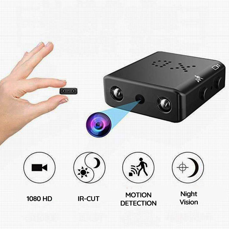 Compact 1080P HD Audio Camera with Night Vision - Tiny Surveillance Solution