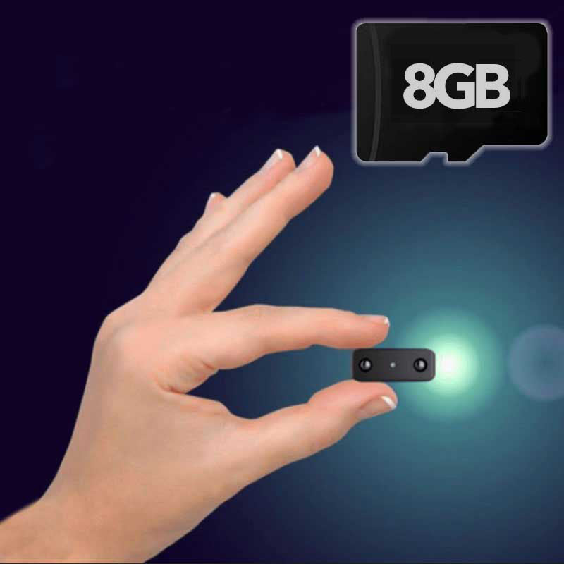 Compact 1080P HD Audio Camera with Night Vision - Tiny Surveillance Solution