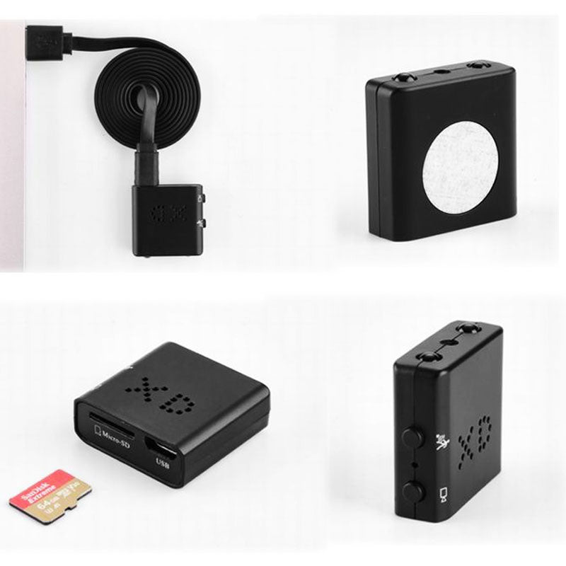 Compact 1080P HD Audio Camera with Night Vision - Tiny Surveillance Solution