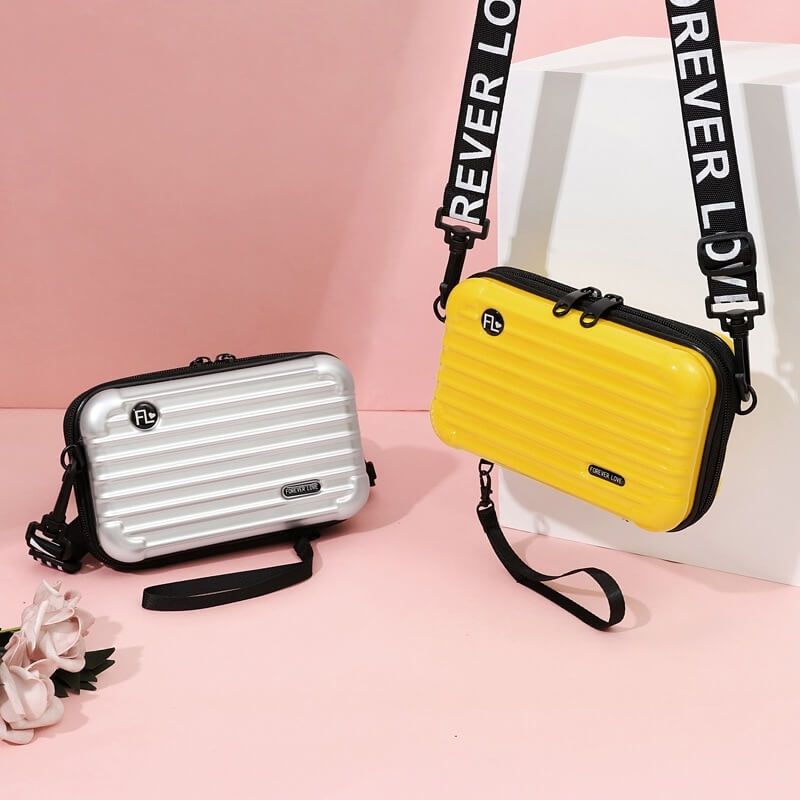 Compact Hard Shell Travel Handbag - Durable, Lightweight & Stylish Carry-On for Easy Travel