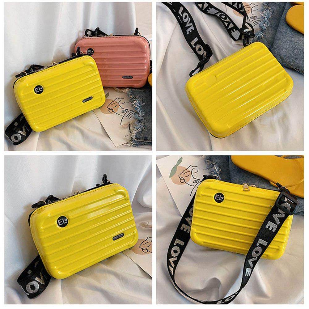 Compact Hard Shell Travel Handbag - Durable, Lightweight & Stylish Carry-On for Easy Travel