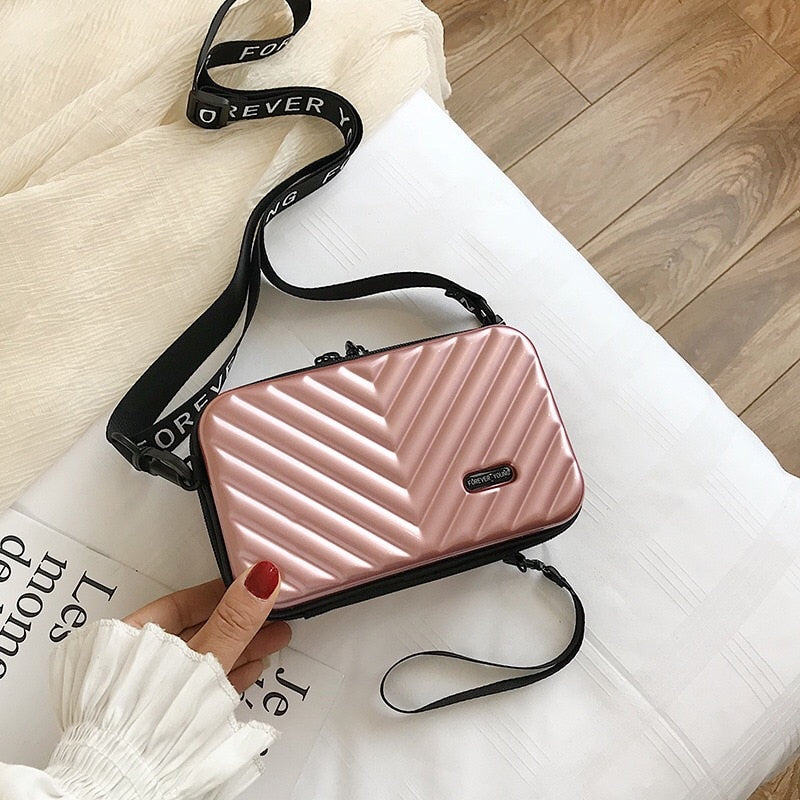Compact Hard Shell Travel Handbag - Durable, Lightweight & Stylish Carry-On for Easy Travel