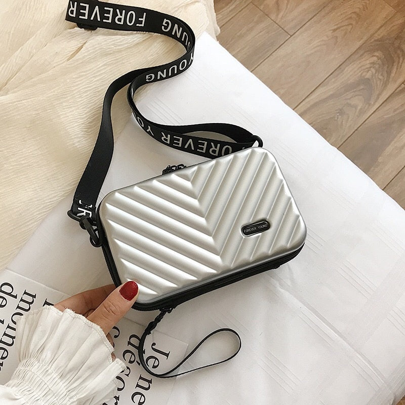 Compact Hard Shell Travel Handbag - Durable, Lightweight & Stylish Carry-On for Easy Travel