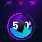 Ultra-Slim Micro Voice Recorder – Discreet Audio Capture Device for Meetings, Lectures & Interviews