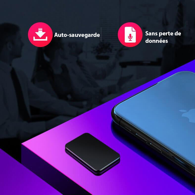 Ultra-Slim Micro Voice Recorder – Discreet Audio Capture Device for Meetings, Lectures & Interviews