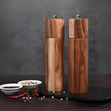 Elegant Minimalist Wooden Spice Grinders - Handcrafted, Adjustable Coarseness, Perfect for Kitchen & Dining