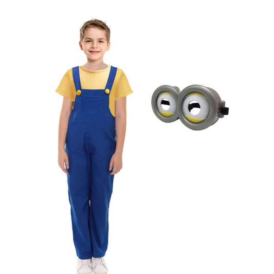 Children’s Yellow Shirt and Blue Overall Costume