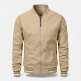 Men's longline bomber jacket, view 1