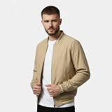 Men's longline bomber jacket, view 2