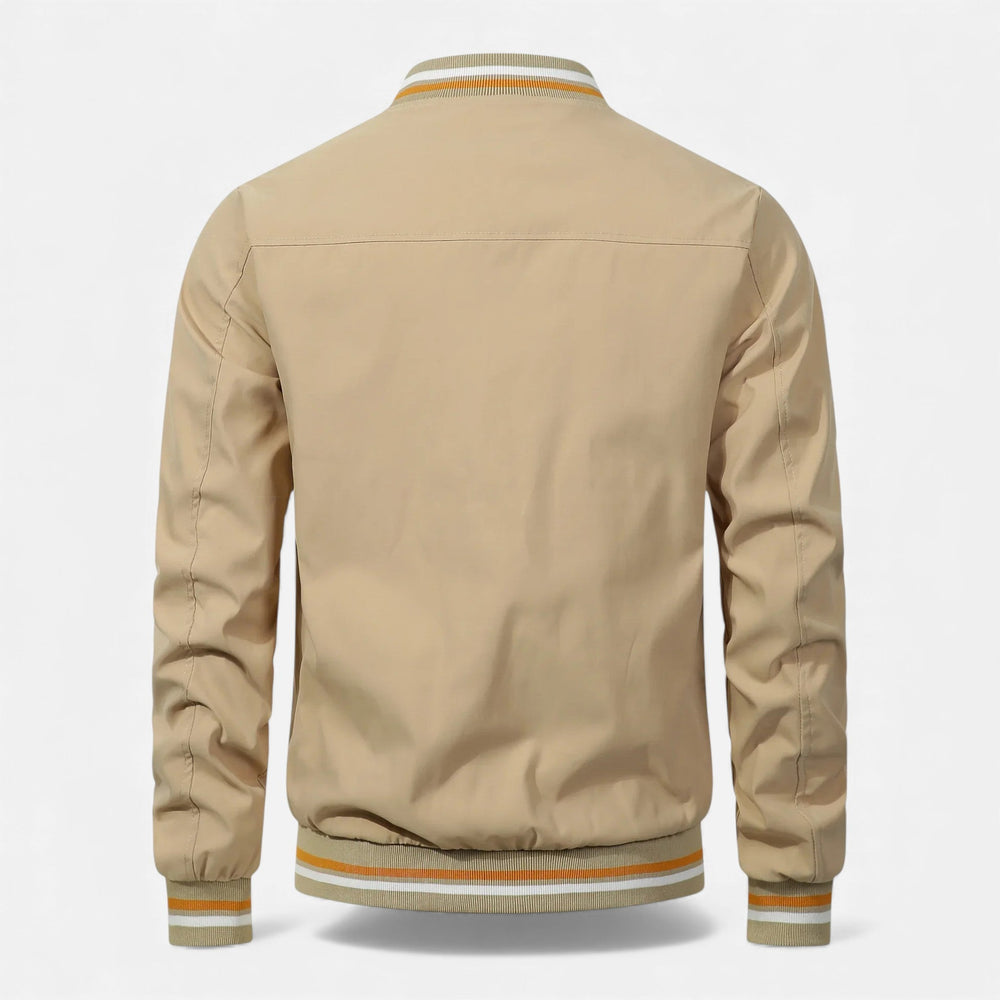 Men's longline bomber jacket, view 5