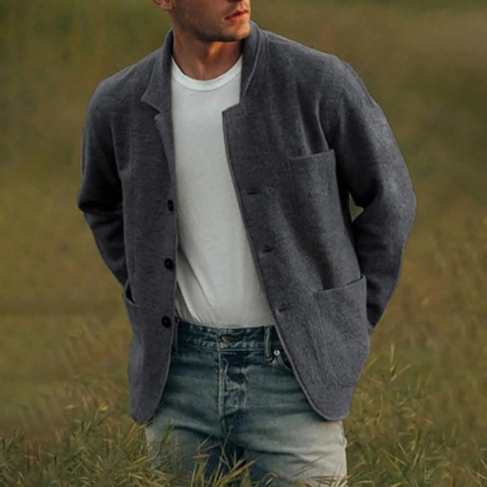 Modern Casual Men's Blazer - Aiden