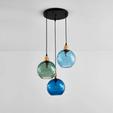 Modern Cascade Cluster Pendant Light - 3 Lamp Design for Stylish Home Lighting