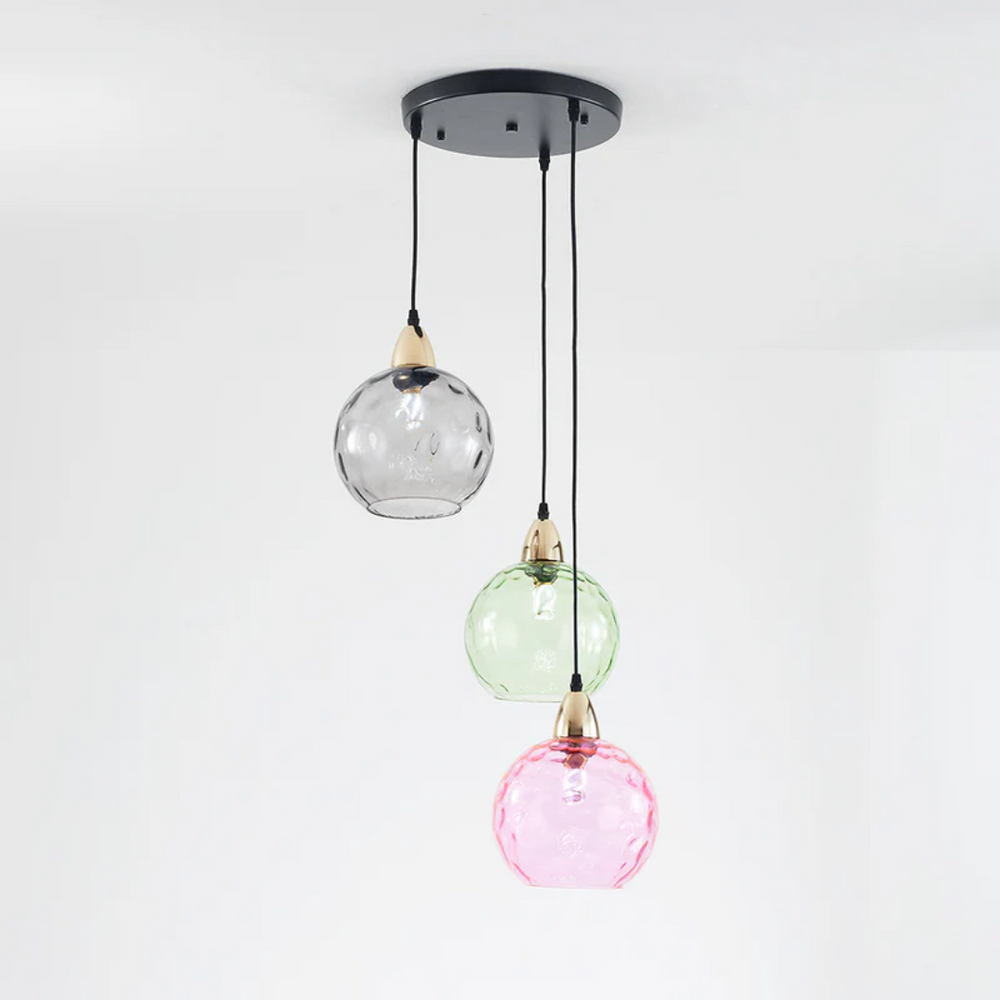 Modern Cascade Cluster Pendant Light - 3 Lamp Design for Stylish Home Lighting