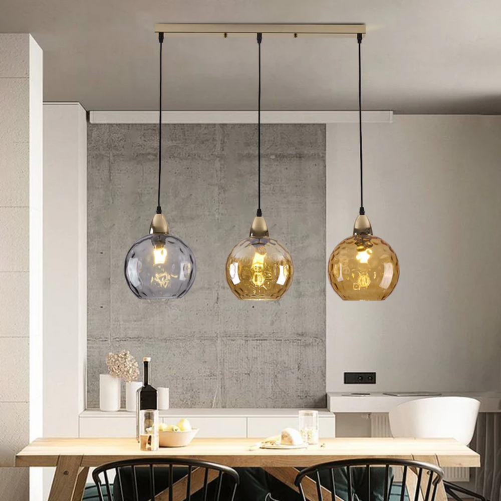 Modern Cascade Cluster Pendant Light - 3 Lamp Design for Stylish Home Lighting
