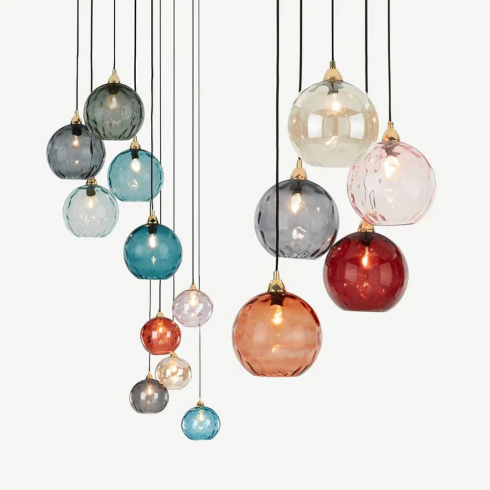Modern Cascade Cluster Pendant Light - 3 Lamp Design for Stylish Home Lighting