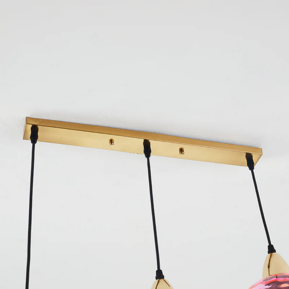 Modern Cascade Cluster Pendant Light - 3 Lamp Design for Stylish Home Lighting