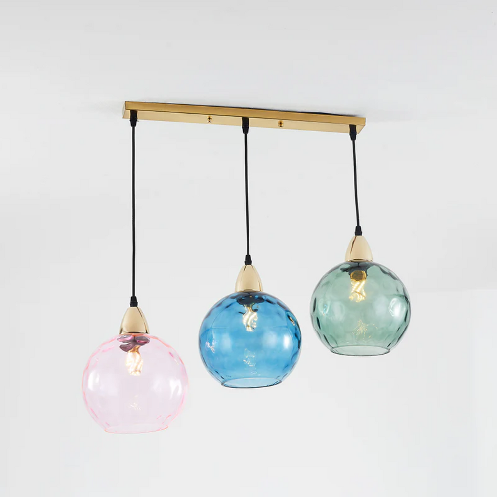 Modern Cascade Cluster Pendant Light - 3 Lamp Design for Stylish Home Lighting