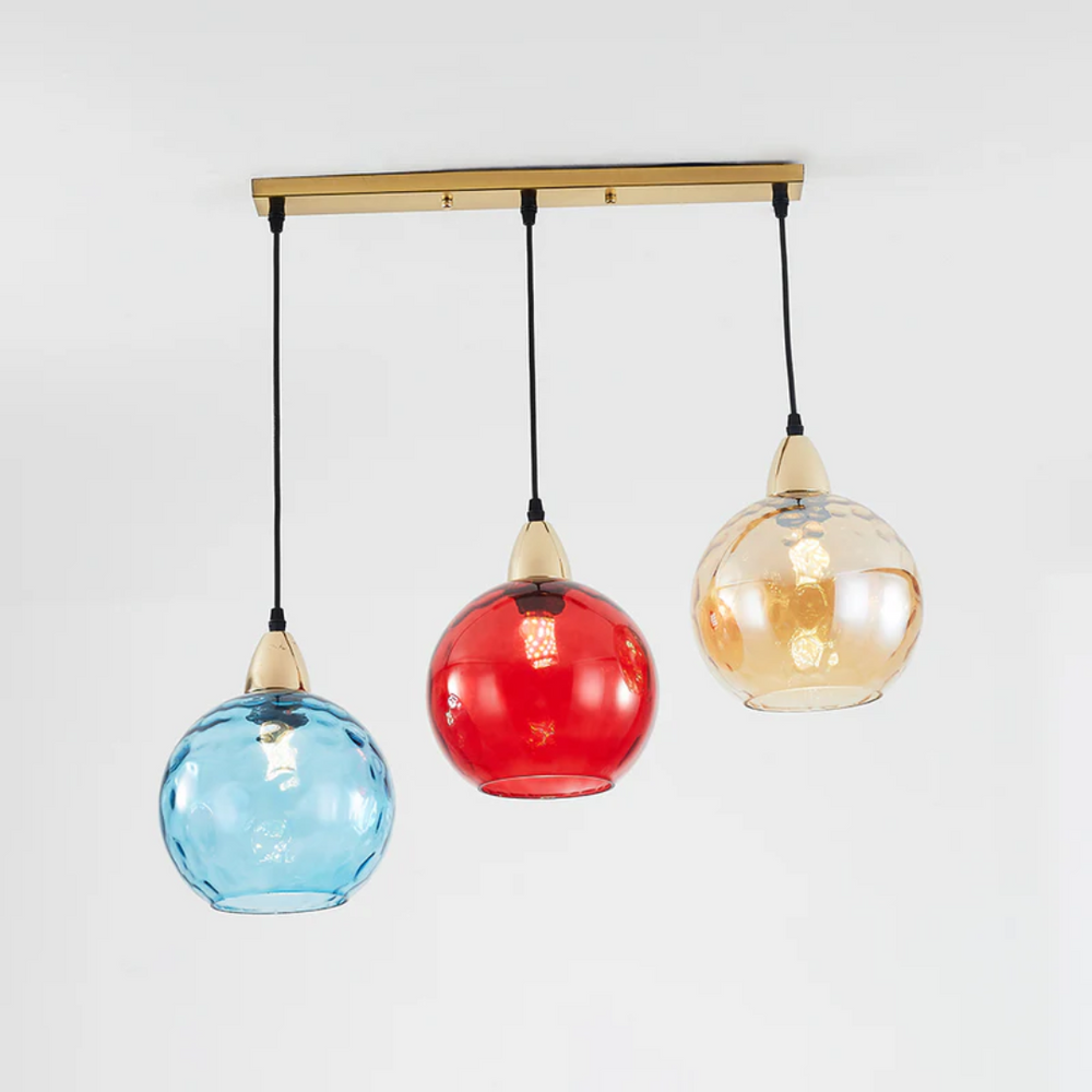 Modern Cascade Cluster Pendant Light - 3 Lamp Design for Stylish Home Lighting