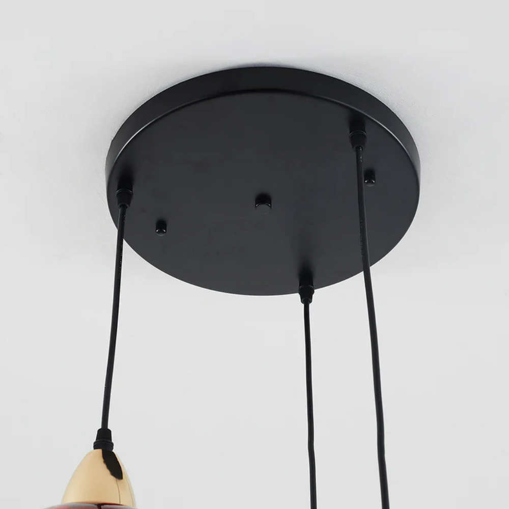 Modern Cascade Cluster Pendant Light - 3 Lamp Design for Stylish Home Lighting