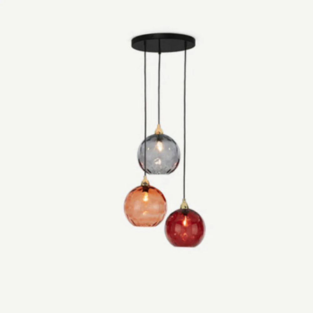 Modern Cascade Cluster Pendant Light - 3 Lamp Design for Stylish Home Lighting