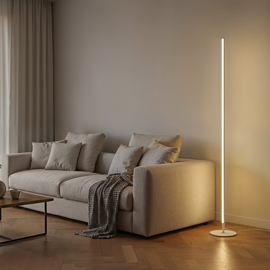 LED Floor Lamp – Dimmable, Adjustable Arc Design & Remote Control