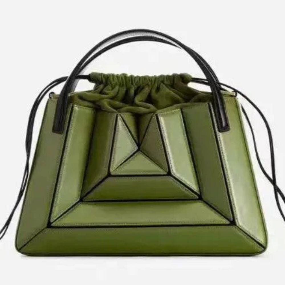GeoChic Modern Geometric Handbag - Stylish & Trendy Tote for Fashion Forward Women