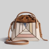 GeoChic Modern Geometric Handbag - Stylish & Trendy Tote for Fashion Forward Women