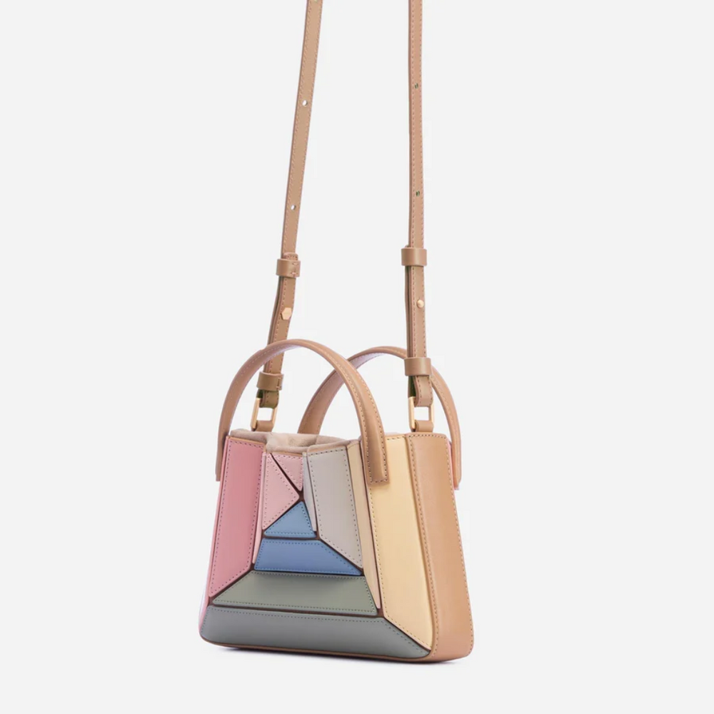 GeoChic Modern Geometric Handbag - Stylish & Trendy Tote for Fashion Forward Women