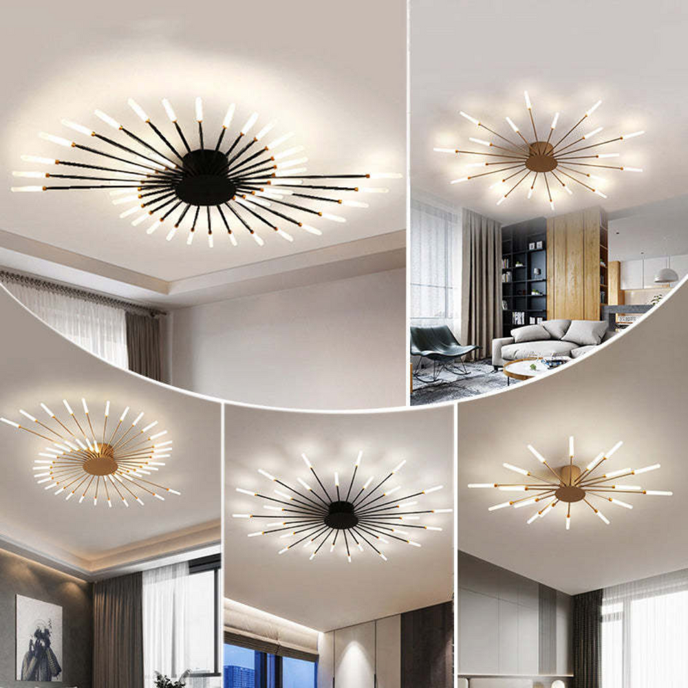Modern LumenMax Large LED Ceiling Light - Energy-Efficient, Stylish Illumination for Home & Office