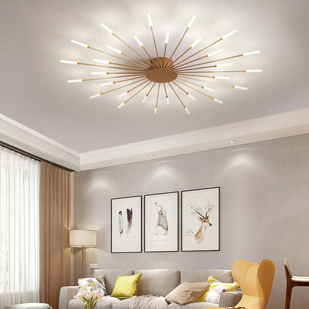 Modern LumenMax Large LED Ceiling Light - Energy-Efficient, Stylish Illumination for Home & Office