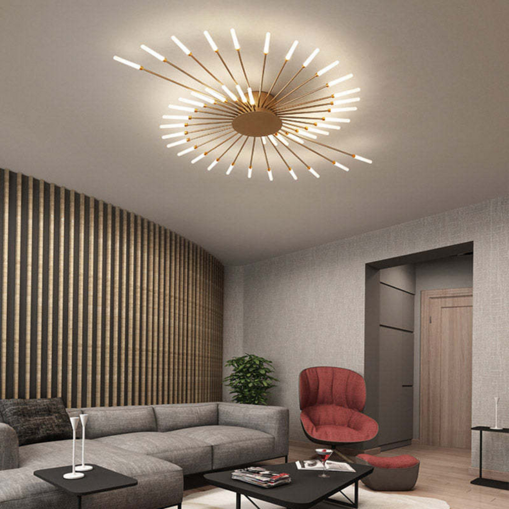 Modern LumenMax Large LED Ceiling Light - Energy-Efficient, Stylish Illumination for Home & Office