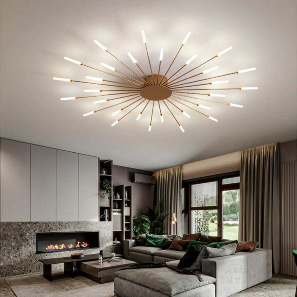 Modern LumenMax Large LED Ceiling Light - Energy-Efficient, Stylish Illumination for Home & Office