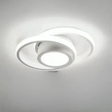 Twilight Rings Modern LED Ceiling Lamp - Stylish Double Ring Design for Contemporary Spaces