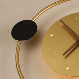 Chronos Modern LED Wall Clock Lamp - Stylish Timepiece with Ambient Lighting for Home Decor