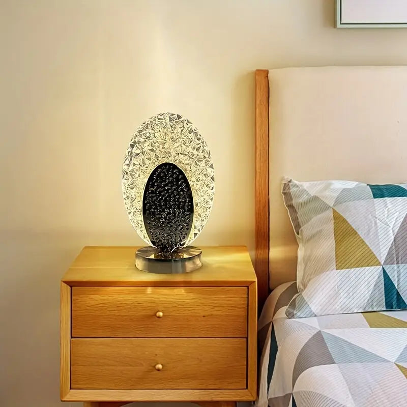 Elegant Modern Peacock Table Lamp - Luxury Home Decor by PeacockLuxe