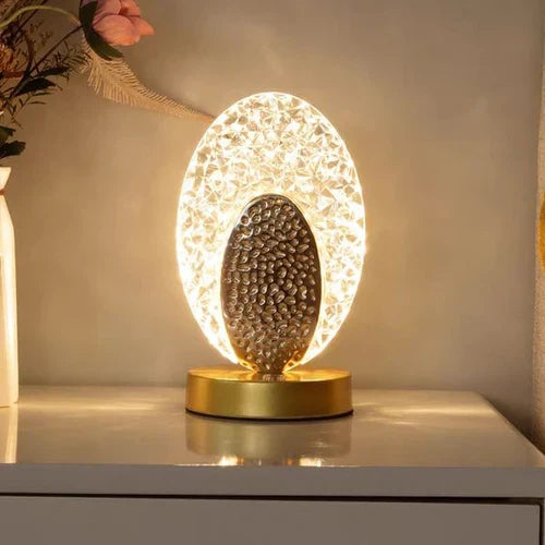 Elegant Modern Peacock Table Lamp - Luxury Home Decor by PeacockLuxe
