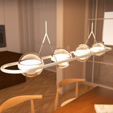 Modern Pendant Light Adjustable Sleek Design Dining Room