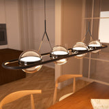 Modern Pendant Light Adjustable Sleek Design Dining Room